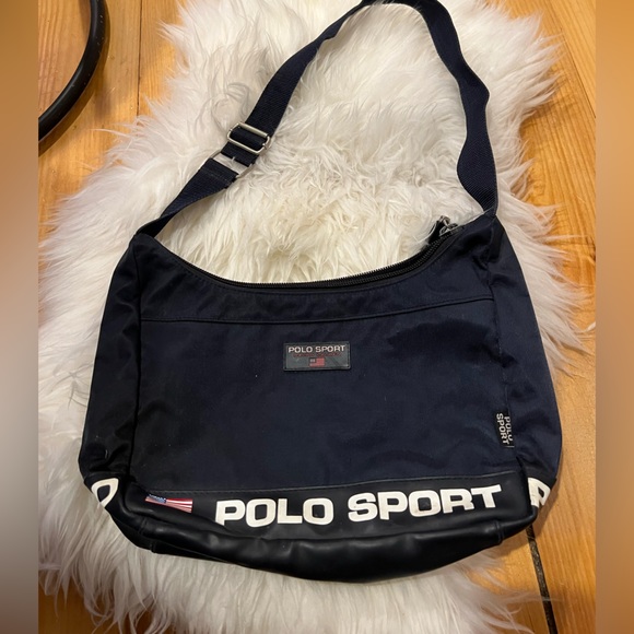 Polo by Ralph Lauren Bags Vintage Polo Sport Shoulder Bag Navy
